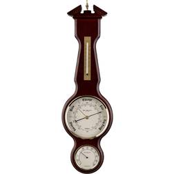 Wm. Widdop Wm Wooden Banjo Barometer Thermometer Hydrometer Combo on Plaque