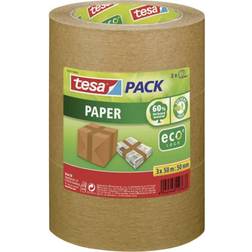 TESA Klebeband, Packband ack Papier ecoLogo B (50mm, 50m, 3Stück)