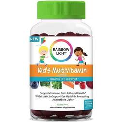 Rainbow Light Kid's Multivitamin Gummies + Brain & Eye Health Blueberry 120