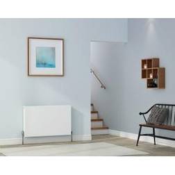 Henrad Plan Single Convector Designer Radiator - White 600 2000