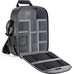 Neewer Kameraväska vattentät stötsäker skiljevägg 30 x 14 x 37 cm (11,8 x 5,5 x 14,6 tum) skyddsryggsäck