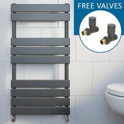 Duratherm Modern Panel Heated Towel Rail Grey