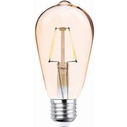 Forever Light Edison LED Filament pære E27 Guld 4W (35W) Hvid