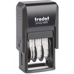 Trodat Trodat Datumstempel Printy Dater 4850L Bezahlt Blå-Rød