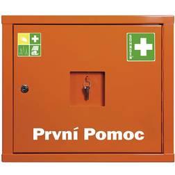 Söhngen First aid cupboard, DIN 13157, without contents, signal orange, depth 200 420