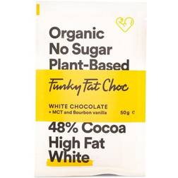 Funky Fat Foods Vit Choklad, 50