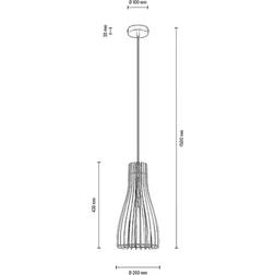 Envostar Envolight Furn björkplywood Pendellampa