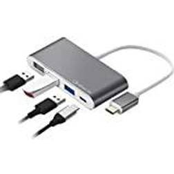 SilverHT Hub Logan USB Tipo C 4 En 1