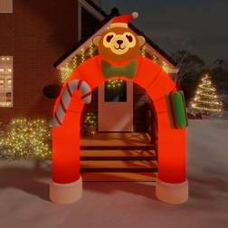 vidaXL Puerta De Arco Inflable De Navidad Con Led 380 Cm