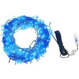 vidaXL Blue, 15 m Lyskæde
