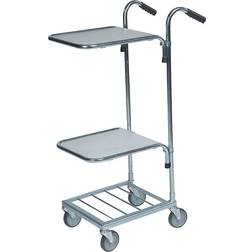 Kongamek Compact platform trolley, 2 shelves, max. load 35 kg