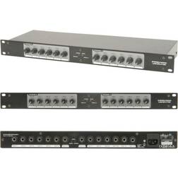 Loops 2x6 6.35mm 1/4" Speaker Matrix 12 Zone Switch Splitter Mono Stereo Distribution