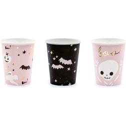 PartyDeco 6 Bicchieri Halloween Boo