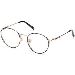 Tod's TODS TO5237 Runde Sorte Metalbriller