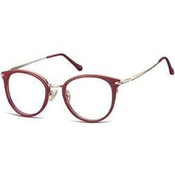 SmartBuy Collection Herren Oval Vollrand TR90 Braune Brillen