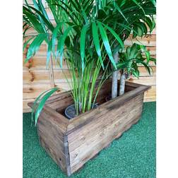 Charles Taylor Wooden Trough Planter Rustic Garden Charles