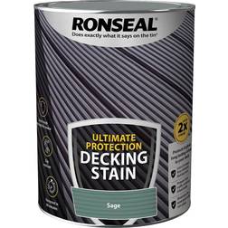 Ronseal Ultimate Protection Decking Stain Sage Lasyrfärg Grön 5L