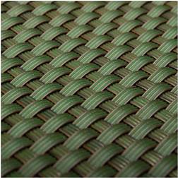 Poly Poly Rattan Screen - DARK GREEN Double