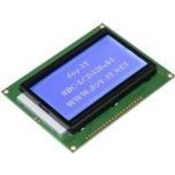 Joy-it Display LC Bianco Blu 128 x 64 Pixel (L x A x P) 93 x 70 x 12 mm