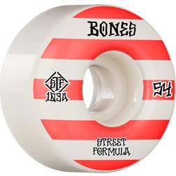 Bones Patterns Stf V4 Wide 103a 54mm White Skateboard Wheels