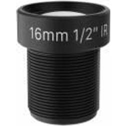 Axis Communications 01812-001 M12 Lens, svart, stabiliseringsbild, 16 diameter