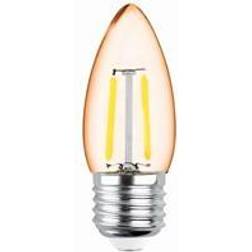 Forever Light Kerte LED Filament pære E27 Guld 2W (20W) Hvid