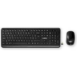 Nedis Kbmcw100Bkbe Wireless Maus und Tastatur Set