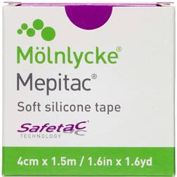 Mölnlycke Health Care Mepitac Fixatietape 4 cm x 1.5 m