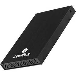 Coolbox Coo-sca-2512 Sata To Usb-a 2.0 Hdd/ssd External Case 2.5 Black Black