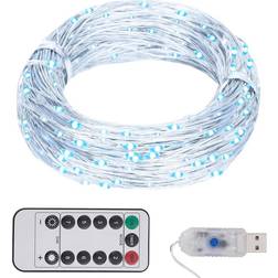 vidaXL Led-Slinger 15 M Koudwit