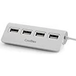 Coolbox COO-HU4ALU2 gränssnittshubbar USB 2.0