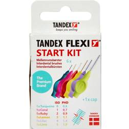 Tandex FLEXI Mellemrumsbørste - START KIT 6 stk.