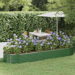 vidaXL green, 322 Garden Planter Raised Bed