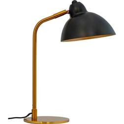 DYBERG LARSEN Futura Black/Brass Bordlampe 50cm