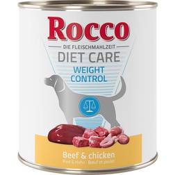 24x800g Diet Care Weight Control Okse & Kylling Rocco hundefoder