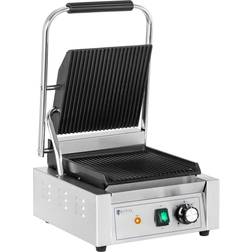 Royal Catering Kontaktgrill - 1800 W Räfflad