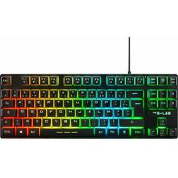 The G-Lab Keyz Caesium TKL RGB Filaire PC/PS4/PS5/Xbox Noir