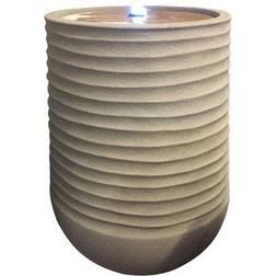 Gardenlife vandspil sandfarvet polystone