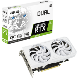 ASUS Dual GeForce RTX 3060 Ti White OC Edition 1xHDMI 3xDP 8GB GDDR6X