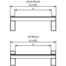 Verladeschiene Alu. L.2340mm, o.Rand Trgf.1660 kg/Paar Fahrrinnenbreite 245mm