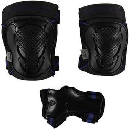 Head Protective Set Black/Blue S