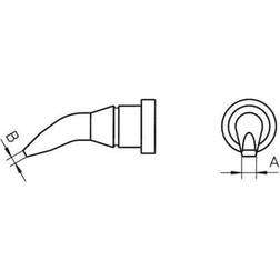 Weller LT-AX Loddespids bøjet Spidsstørrelse