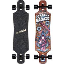 Madrid Komplet Longboard Drop-Thru (Pinball Wizard) Brun/Rød/Blå