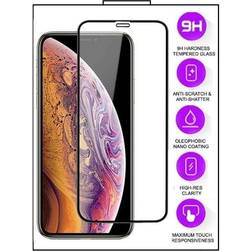 TechSolz Skærmbeskyttelse iPhone XR/11 (10D) Sort