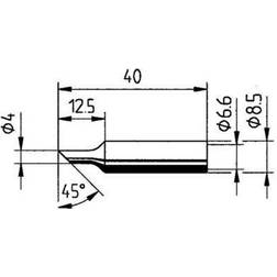 Ersa 0832NDLF Lötspitze Angeschrägt 4 mm