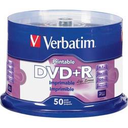 Verbatim DVD R 4.7GB 16X Life Series, White, Spindle Of 50