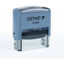 Genie S-502, Selvfarvende, Brugerdefineret stempel, Plast, 58 x 22 mm, Grå, Plast