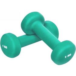 Gorilla Sports Vinyl Dumbbells - 2x1kg