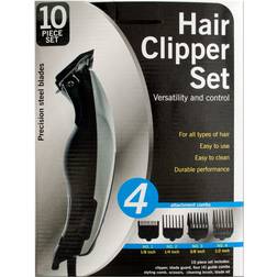 Hair Clipper Set with Precision Steel Blades