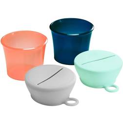 Boon SNUG Snack Cups and Lids, Multi (Set of 2)